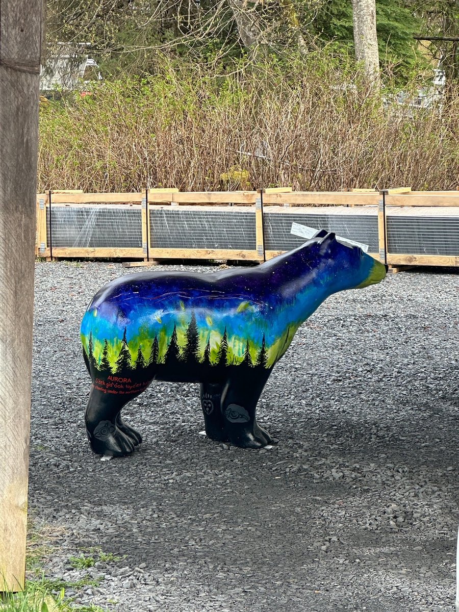 Real-life garbage bear or delightfully charming lawn ornament? Wrangell will keep you on your toes!