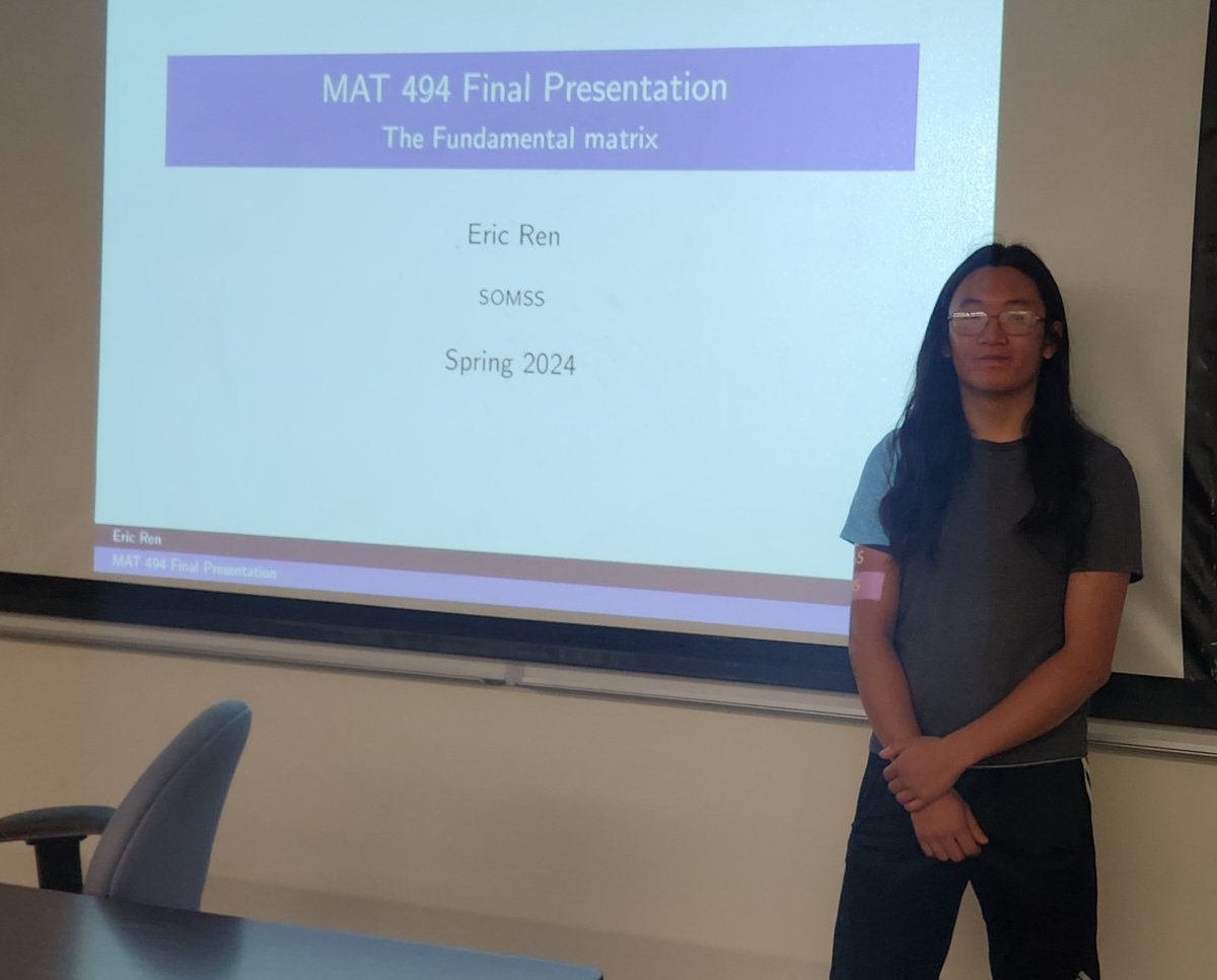 We had final presentations today in the 'Computational Methods for Image Processing' course. The students did an awesome job!!! 👏🏼👏🏼👏🏼👏🏼@ASUMathematics