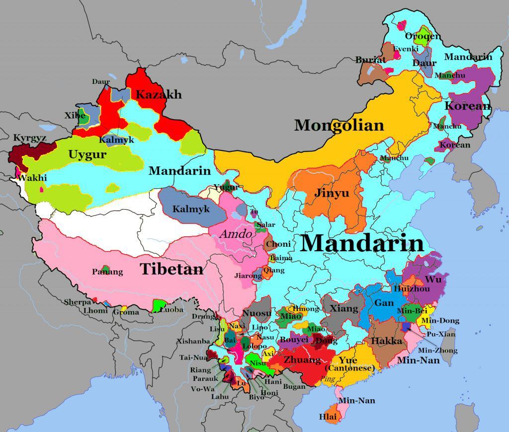 Languages spoken in China Source: ift.tt/93eJXpG #maps