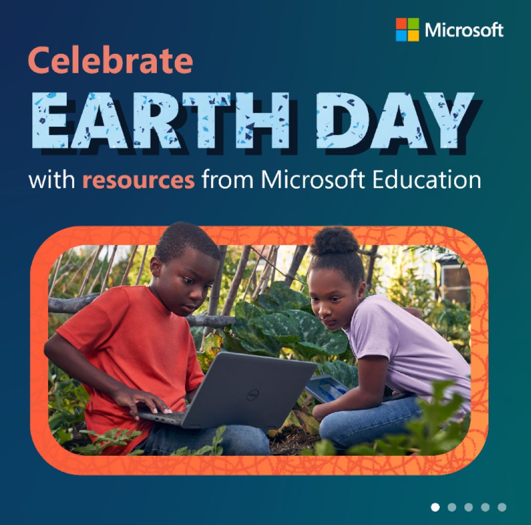 Happy #EarthDay! 🌎 Grow your students' understanding of sustainability, the natural world, and more with curated resources from #MicrosoftEDU: msft.it/6011Y6sHv 🌴🌳🎋