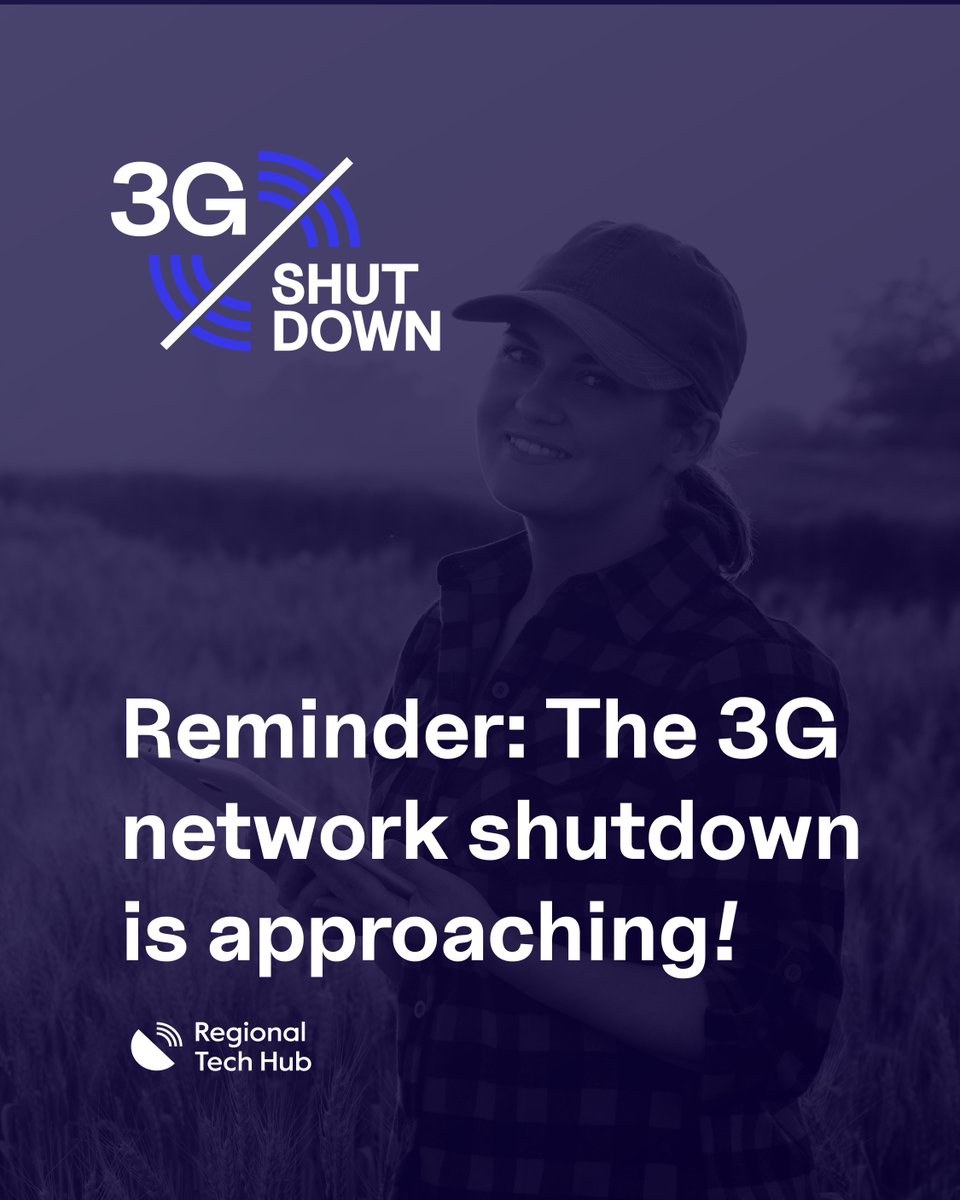 📱 Confused about the 3G shutdown? Not sure what it means for you? Join our FREE webinar! Learn what the 3G shutdown involves, its impact, and steps for a smooth transition. @regionalhub Date: April 30, 2024 Time: 12:00 noon (AEST) REGISTER NOW: events.teams.microsoft.com/event/973fba36…