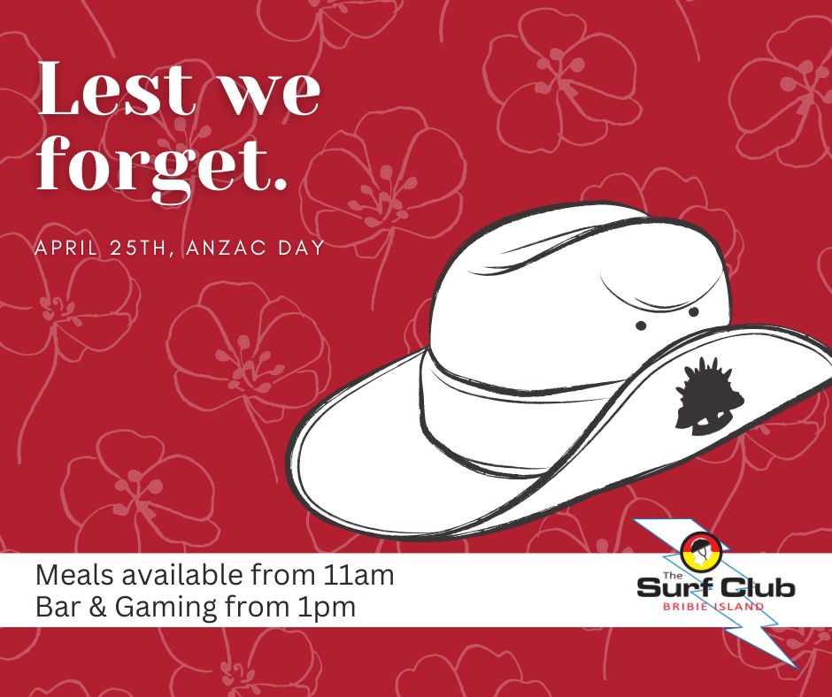 BribieSurfClub's tweet photo. Lest we forget.

#bribiesurfclub #bribieanzacs #bestdeckonbribie #woorimbeach #bribiebeach #visitbribieisland #visitmoretonbayregion https://t.co/ZCz26zTj7A