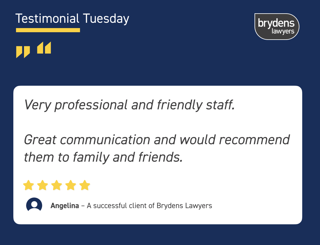 💬 Testimonial Tuesday! 💬 We value your feedback! Let us know how you found our services so we can continue to improve and provide you with the best possible experience. brydens.com.au/contact-us/ #SydneyLawFirm #ClientFeedback #brydenslawyerswedo #legaladvice #lawyersofsydney