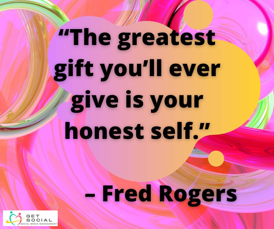 “The greatest gift you’ll ever give is your honest self.” – Fred Rogers. What attributes do you admire in others? Let’s make a list, give a comment. #honesty #gift #bestself