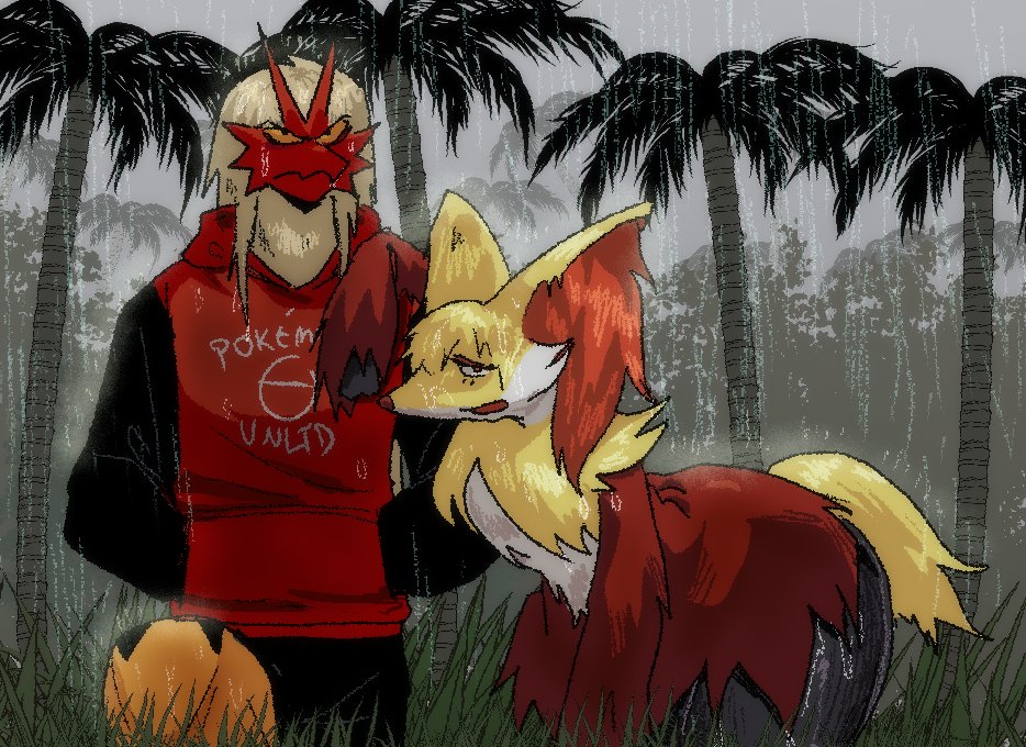 A rainy day in Hoenn AND Delphox tagging with you? Pack it up...
#pokemon #pokeswap #OC
