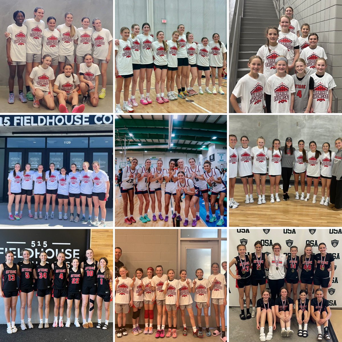🏆WEEKEND CHAMPS🏆
at Boo Williams:
🏅11th EYBL

at the Spring Showcase:
🏅11th NIKE Black
🏅9th EYCL
🏅8th Jr EYBL Red
🏅8th Jr EYBL Black
🏅8th East Red
🏅7th NIKE Red
🏅5th NIKE Red
🏅4th Central Black

at the Spring Meltdown:
🏅7th Central

#AttackFamily #ChampionshipCulture