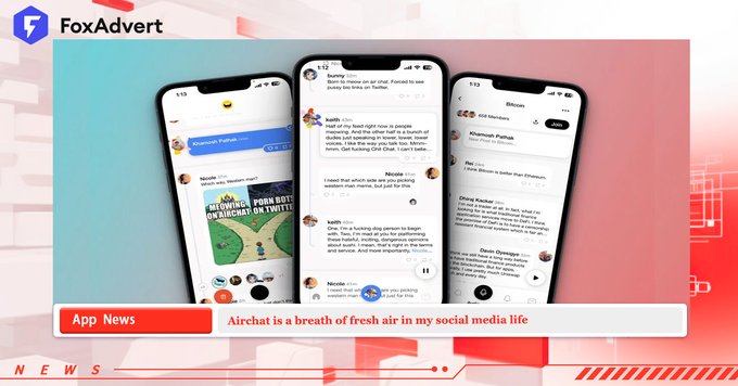 🎙️ Discover Airchat, the innovative social network where voice is king. With a small, tight-knit community, it's changing the way we connect online. 

>>>Tech News: bit.ly/44mgHvz

Is this the future of social media? 

#Airchat #Socialmediaqueen  #voice #Xai #AI