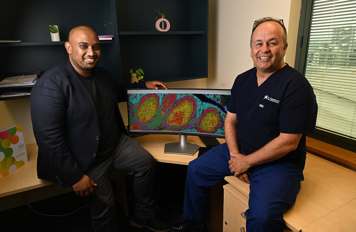 TRI-based @aruthak from @UQ_News combines cancer biology, high-speed imaging, machine learning and artificial intelligence to better understand cancer. It's all spatial biology. Read about @Qld_SBC and the benefit of the TRI Translation Pathways Program: bit.ly/44a2Xnq