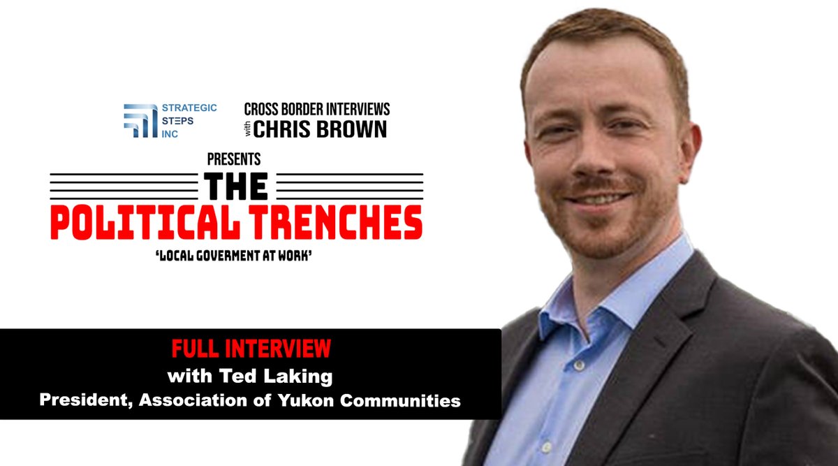 THE POLITICAL TRENCHES: Our Full Interview with the AYC President @tedlaking about the state of Municipalities in the Territory is now out. 📽️ Youtube: youtu.be/sqggf71yG0o 🎧Apple: apple.co/3GISqEX 🎧Spotify: podcasters.spotify.com/pod/show/thepo… @ian_mccor #Yukon