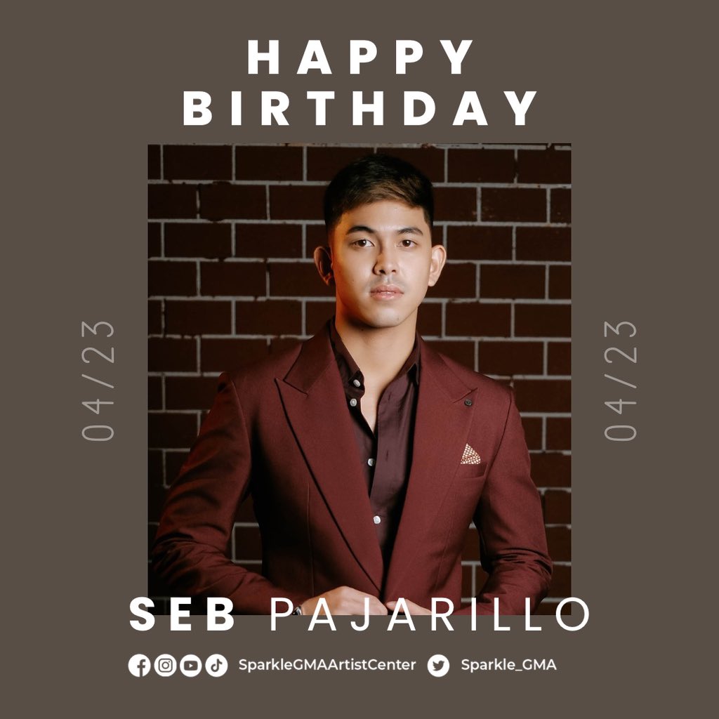 Sparkle_GMA's tweet photo. Happy Birthday, Seb Pajarillo ✨ Wishing you a day filled with love, laughter, and all your heart desires 🎉🎂🎈🎁
#SebPajarillo https://t.co/FHumJ2sZni