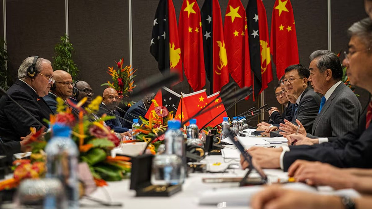 exepreneur's tweet photo. As Biden spins tales of cannibal adventures in PNG, China's Foreign Minister wraps up a power-packed visit to #papuanewguinea, sealing deals and injecting fresh energy into the South Pacific geopolitical scene. 

Who's writing the real script here https://t.co/SBMNDQFq8j