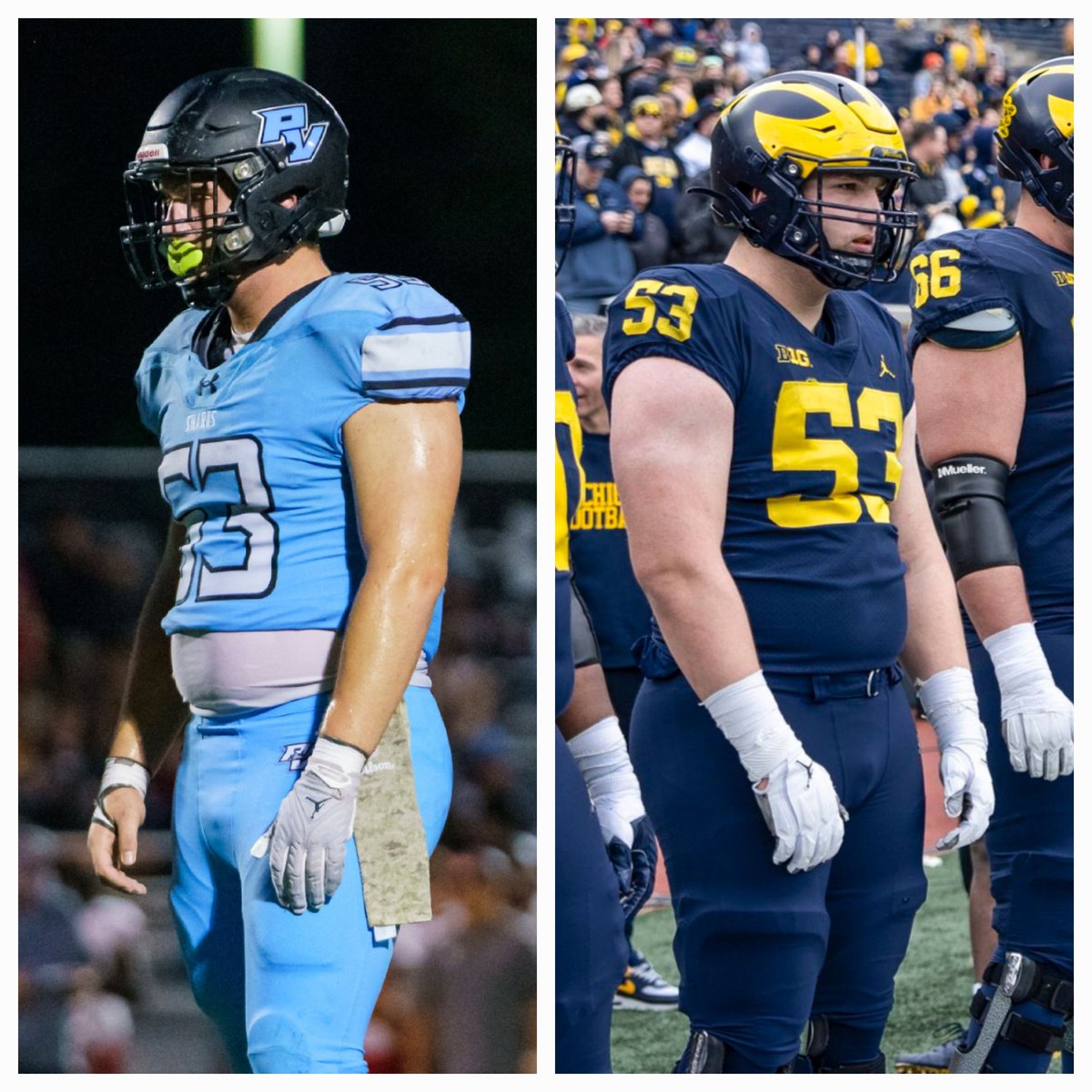 @GuarneraJake put on 20+ lbs of solid mass since joining @UMichFootball in January. 
@tress_justin strength ➕ @A_OConnorRD nutrition ➕ maximum effort 🟰 〽️ichigan development.😤
@Coach_SMoore
@grant_newsome
#michiganstrong
#InTressWeTrust
#SMASH