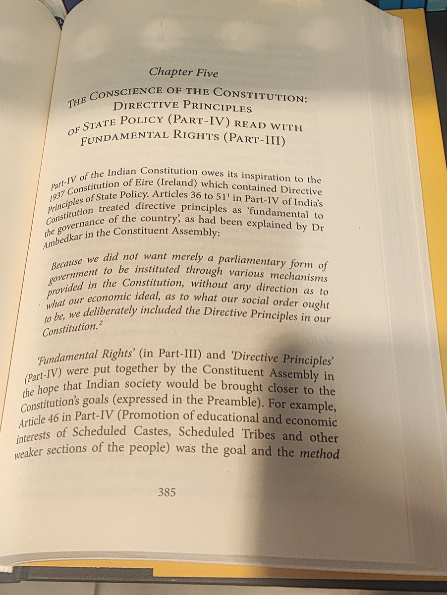 For those still examining the #HateSpeech issue concerning Modi, here's a leaf from iconic jurist #FaliNariman's book on the #IndianConstitution 
that talks of Article 46, which read with Articles 28 &  29 led to Dr #ManmohanSingh's misinterpreted speech
amazon.in/You-Must-Know-…