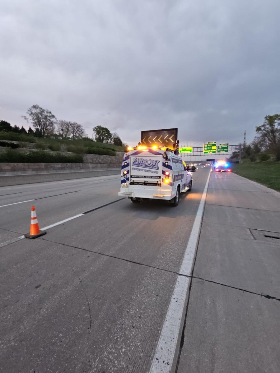 Far right lane @ Interstate 80 eastbound and 13th is closed while our Incident Response Team works on the shoulder. Please slow down and move over. <a href="/NDOTomaha/">Omaha Highway Conditions</a>