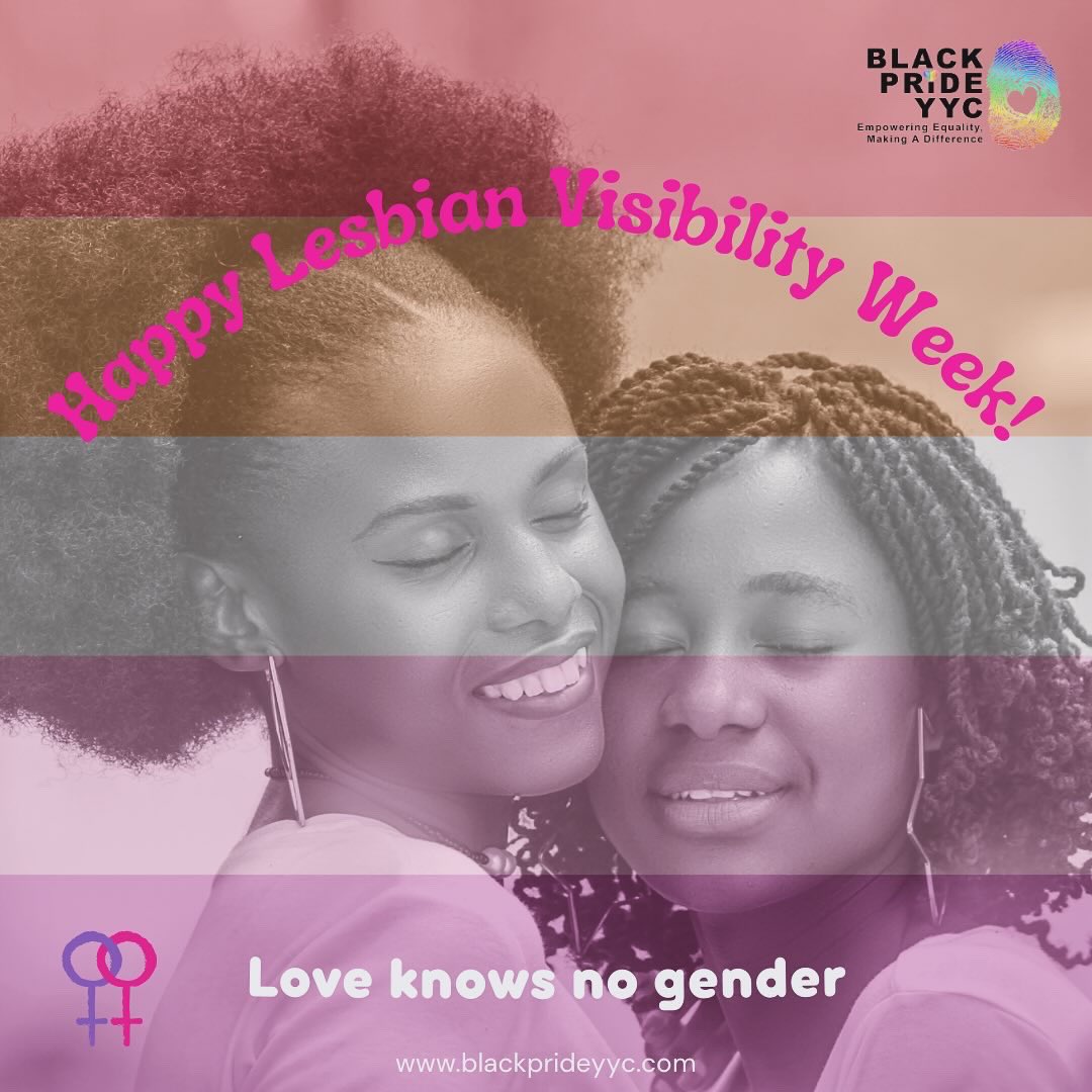 blackprideyyc's tweet photo. Love is amazing and it comes in so many forms 🩷❤️🩷

Today we celebrate all the lesbians in our community for their love, journey and resilience!!

Happy Lesbian Visibility Week and we want all lesbians all over the world to know that they are seen, loved, heard and celebrated https://t.co/VBvsvywoIs