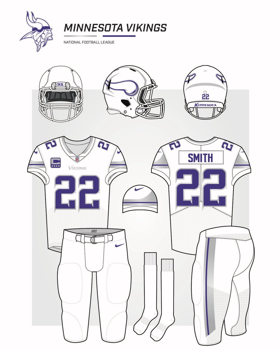 TBoyer55's tweet image. quick prediction of the (unfortunate) rumored Vikings whiteout uniforms uni-watch.com/2024/04/22/min…