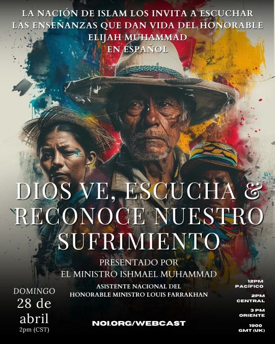 ¡Este domingo a las 2 pm - hora central! Noi.org #NOIespañol