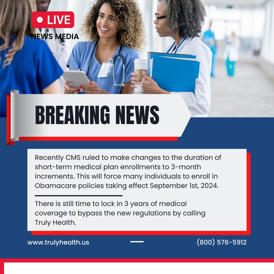 Breaking News! Reach out to a Truly Health Agent. 
#BreakingNews #HealthAgent #TrulyHealth #WellnessExpert #Healthcare  #HealthyLiving #WellnessJourney #Consultation #HolisticHealth #CareForYou #ExpertAdvice #HealthyHabits #HealthyChoices