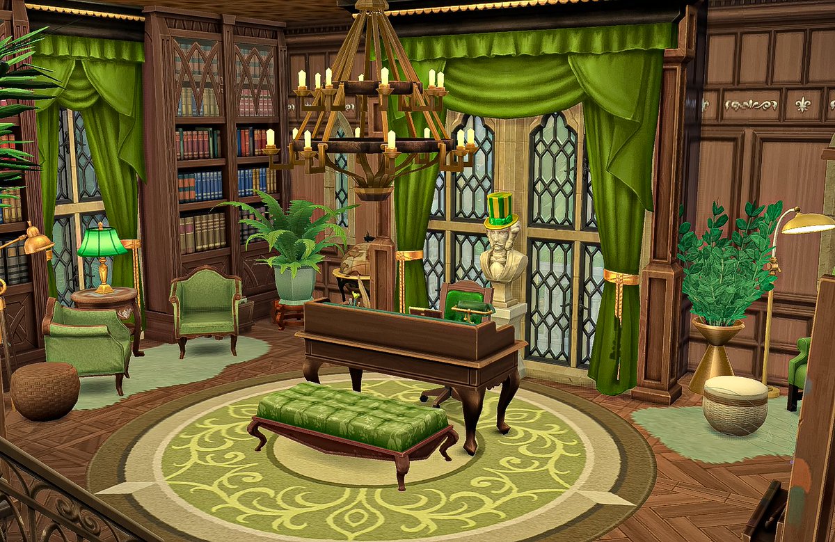 The study of my latest build The Gothic Palace #TheSims #TheSims4 @TheSims @TheSimmersSquad #ShowUsYourBuilds