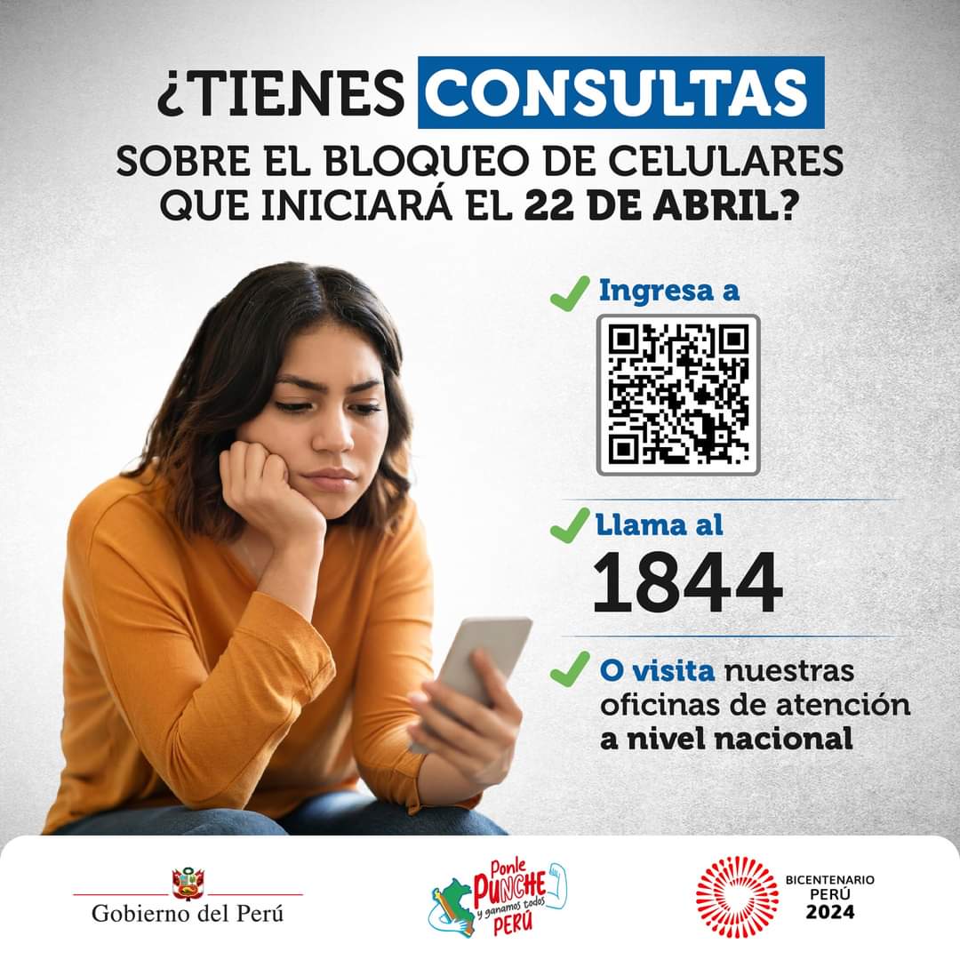 Si tu celular entró en funcionamiento a partir del 22 de abril, el importador debe registrarlo y si traes un equipo del extranjero, llévalo a tu empresa operadora para que lo registre y evite que sea bloqueado.

#NoCompresRobado #CompraInformado
 bit.ly/BloqueoDeCelul…