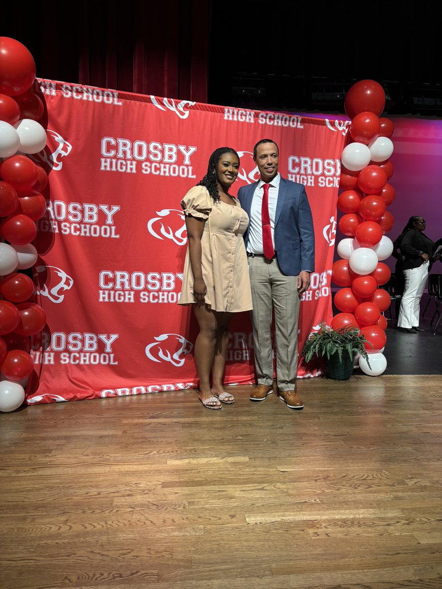 Crosby High School Class of 2024 Honors Night! Nearly one-fourth of the members of the @CrosbyHigh graduating class received scholarships tonight. Photo link to come. #movingforward