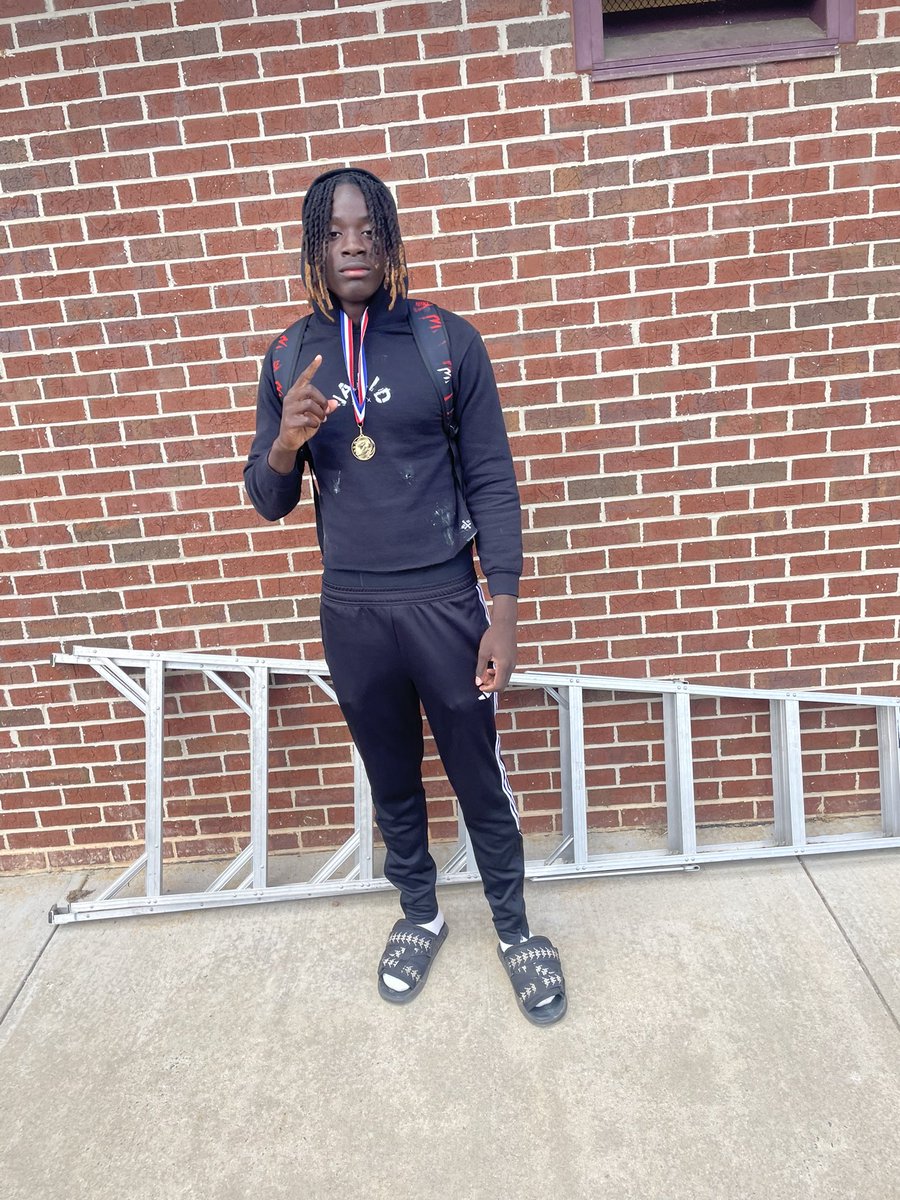 First High School Region Track meet and I left as the  Region Champion in the Triple Jump and the Region Runner-Up in the High Jump. Sectionals in 2 weeks. It’s up from here!