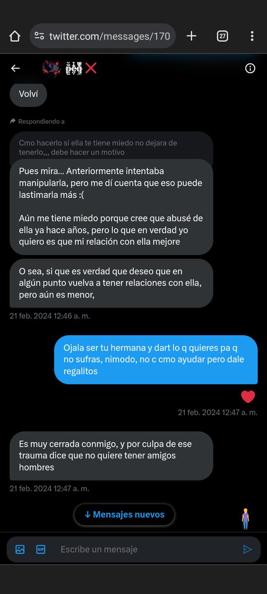 HelloNea's tweet photo. Escribí mal vuelvo a corregirme
Aver este ql nisiquiera es menor y nisiquiera lo he gromeado hay más pruebas de eso y el también ha hecho y aún ha querido hacer incesto con su hermana q SI Es menor de edad :) adjunto capturas https://t.co/dhfiEeTnAw