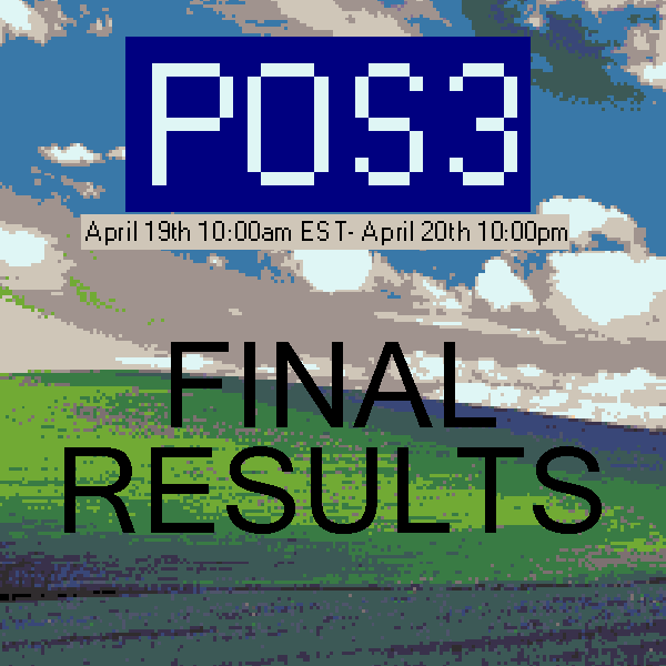 lisardggyxyz's tweet photo. POS3 HAS NOW ENDED!
here are the winners:
#POSEjam #POS3 https://t.co/LJyfkgtGnG