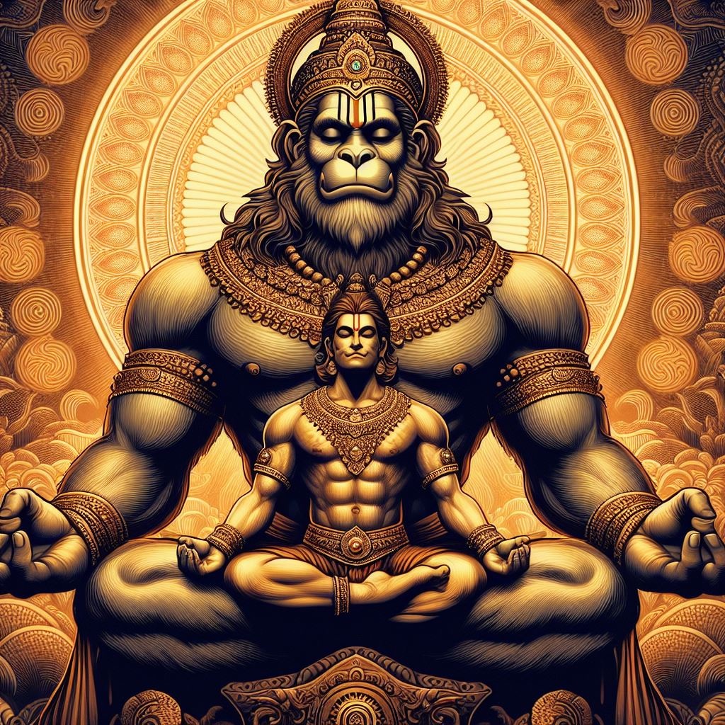 Best wishes for Hanumajjayanti (Chaitra Pournima per one tradition)! It's a great day a Homa to Hanuman or chanting Hanuman Chalisa! तेजःपुंजनिभं प्रभंजनसुतं श्री अंजनारंजनं। कौसल्यातन्यांघ्रिवारिजगतं मत्तं महेन्दिन्दिरं। रक्षोजालविदारकं भयहरं लंकापुरीध्वंसकं। सीताशोकविदूरकं…