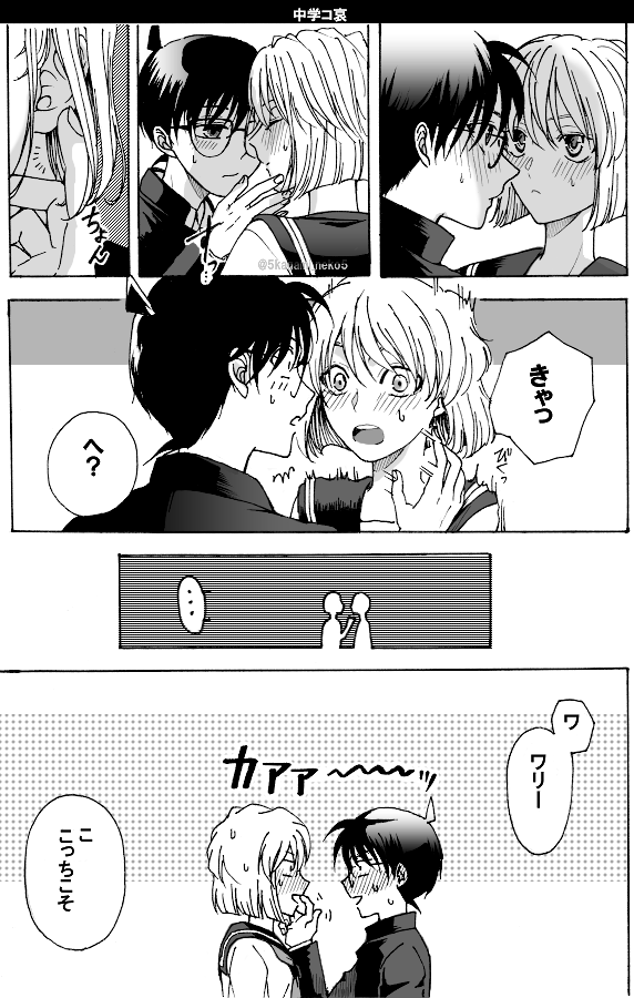 初ちゅー失敗
※中学コ哀 