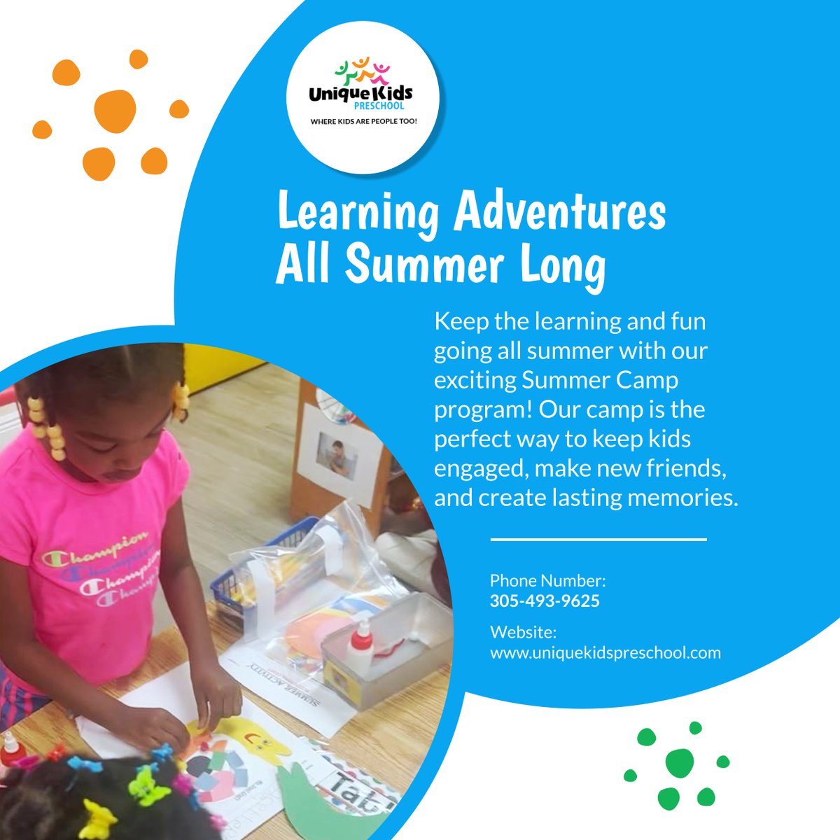 Make this summer unforgettable! 

Discover the magic of our Summer Camp and register your child today! 

#instafollow #Earlychildhoodeducation #Miami #Education #Children #Preschool #MiamiGardensFL #SummerCamp