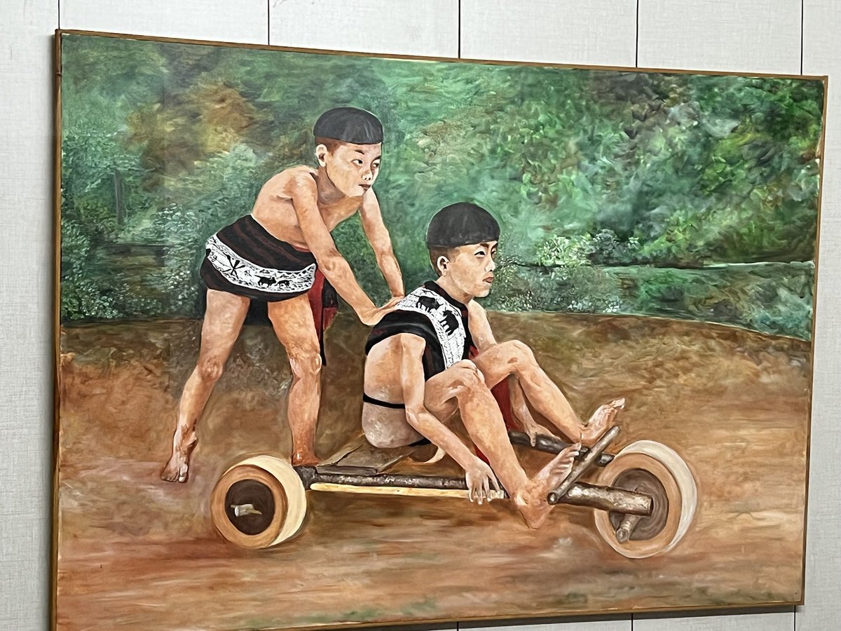 abumetha's tweet photo. Since times immemorial, sports and games has always a way of life for the Nagas. Sport brought us closer and this rich cultural heritage has made our people StrongerTogether. 

In today’s day and age our sportspersons from different parts of Nagaland are not only making us proud but contributing to nation building. Let’s all make Nagaland shine brighter through this rich legacy of ours. 

These beautiful paintings can be viewed at the State Museum in Kohima.