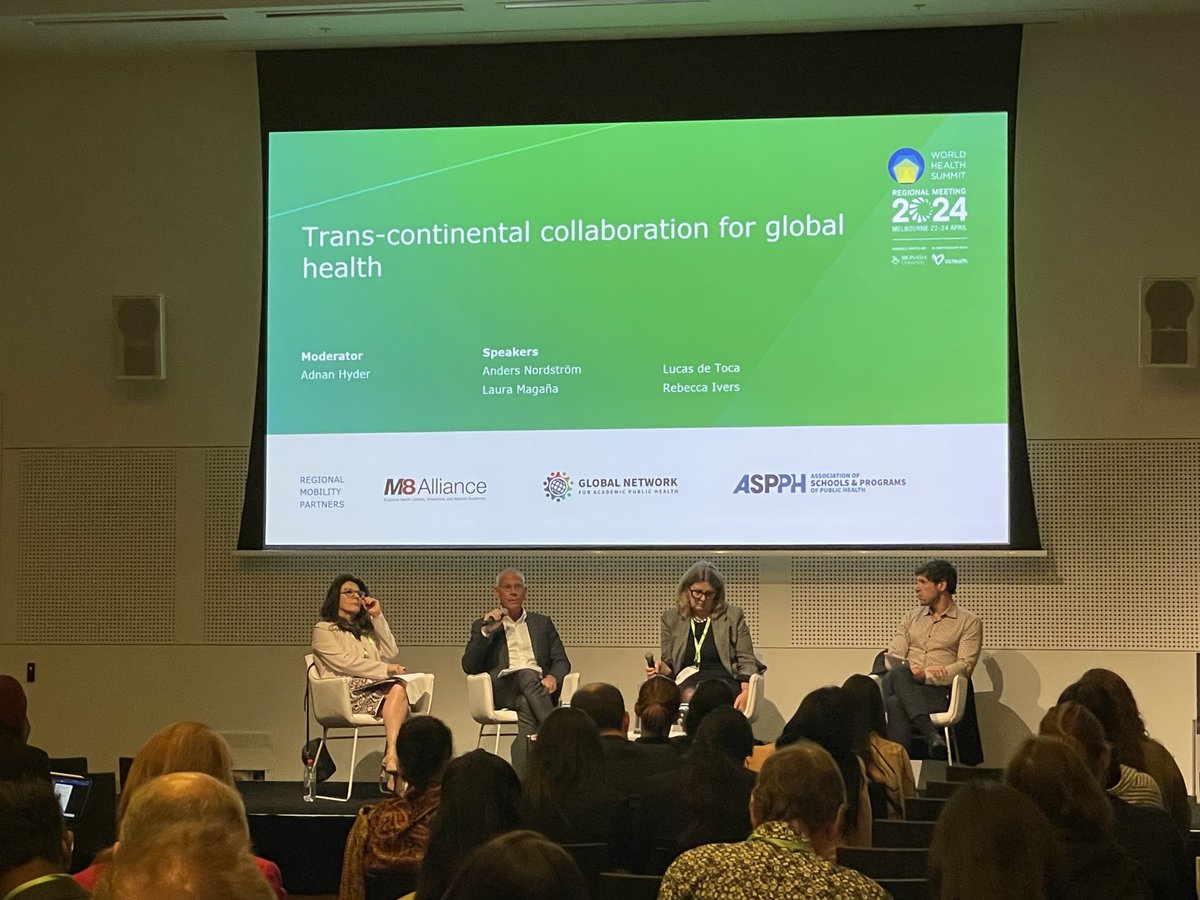 Great discussion about needing to practice reflexivity in #PublicHealth & understand where we hold #power, & what can be gained by giving it up. To shift power we should be looking at ‘WinWin’ opportunities- Ask: what can both gain? @rebeccaivers @NordstrmAnders #WHSMelbourne2024