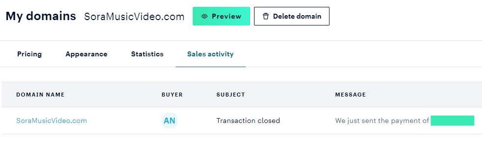 Domain was in a 60 Lock, it's nice to have the transaction now closed and done!
Hold time was about 20 Hours 🚀
Congrats again to the buyer!

#SORA #SoraAI #editing #images #video #Domains #sold #artificialintelligence