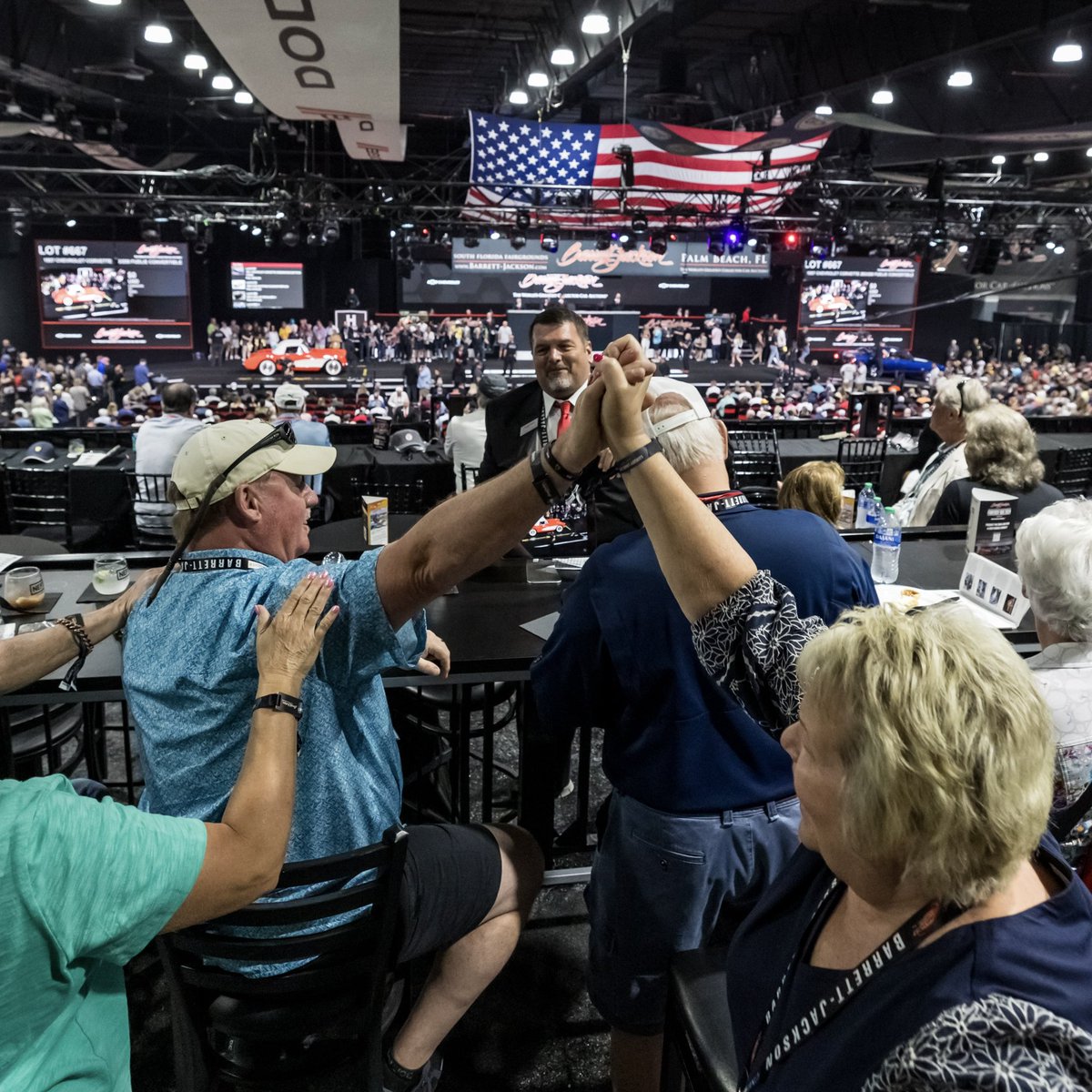 Squad goals in full effect in Palm Beach 🙌 #OnLocation #BarrettJackson