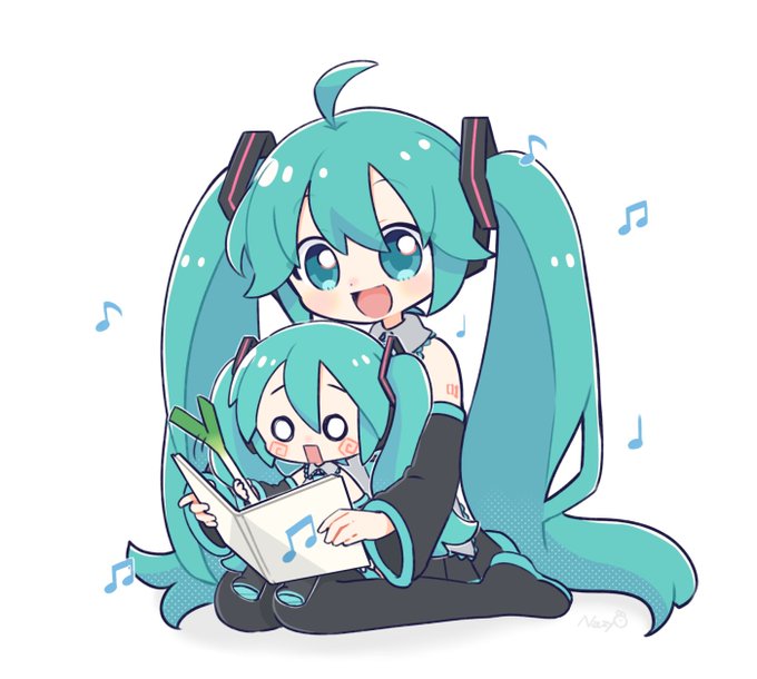 「8分音符 ツインテール」のTwitter画像/イラスト(新着)