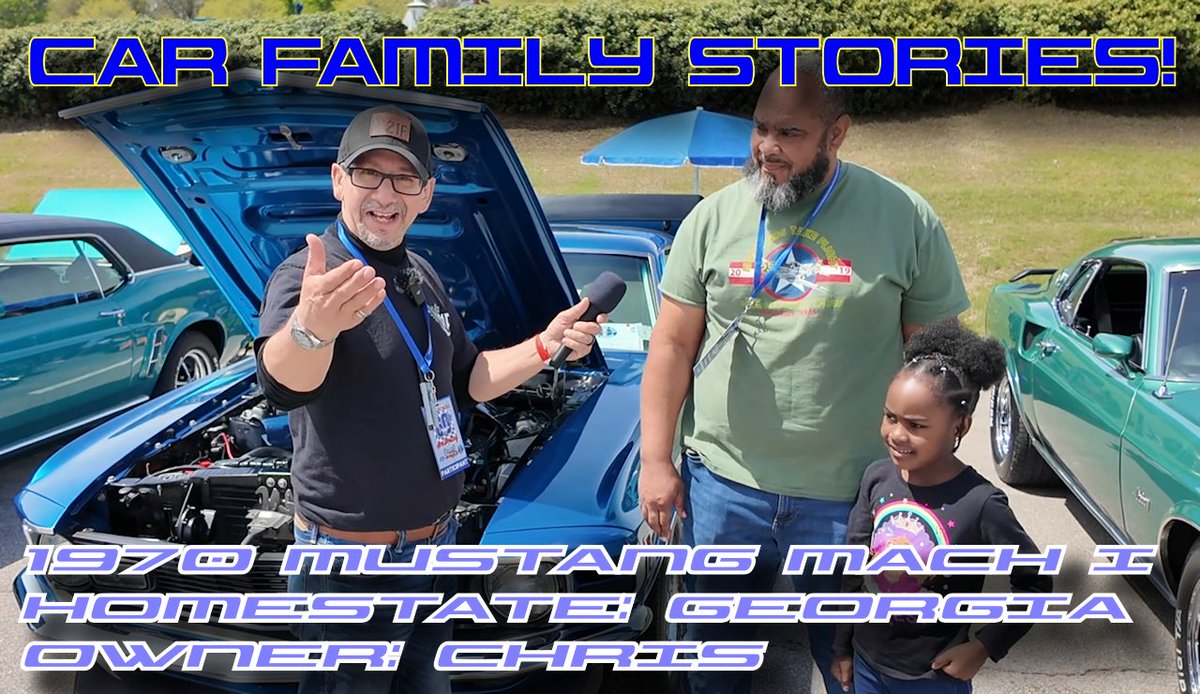 Project21f's tweet image. youtu.be/GLYk5_GOPac NEW VIDEO - car family stories! 
MCA 60th Anniversary Mustang Show DAY THREE - Car Family Stories -  "Chris" from Atlanta Georgia
#Project21FMustangLegacy #ClassicMustangGalaxy #RestorationChronicles #1965MustangGT #MuscleCarMasters #VintageVelocity