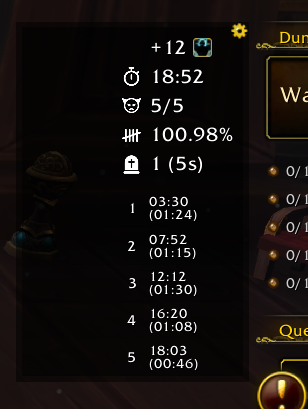 Hewikan's tweet photo. anyone familiar with the @RaiderIO_WoW app that can tell me why this will only randomly show up on runs? https://t.co/4wZsqPxoFx