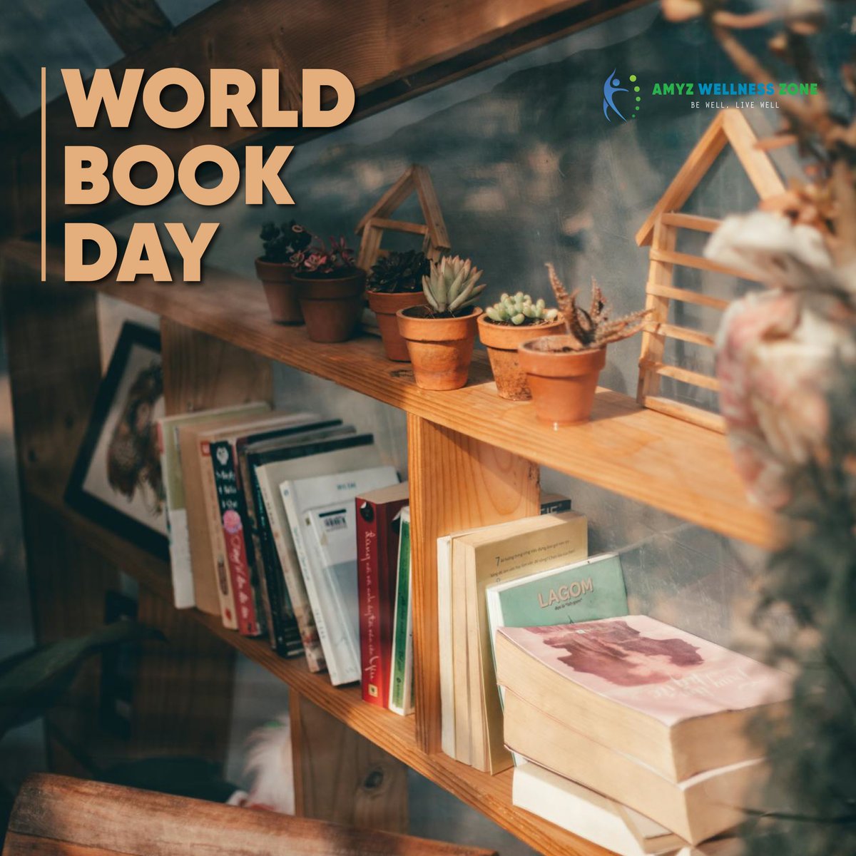 Happy World Book Day! 📚✨

Amyz Wellness Zone

#WorldBookDay #WorldBookandCopyrightDay #Books #Reading #BookLovers #AmyzWellnessZone