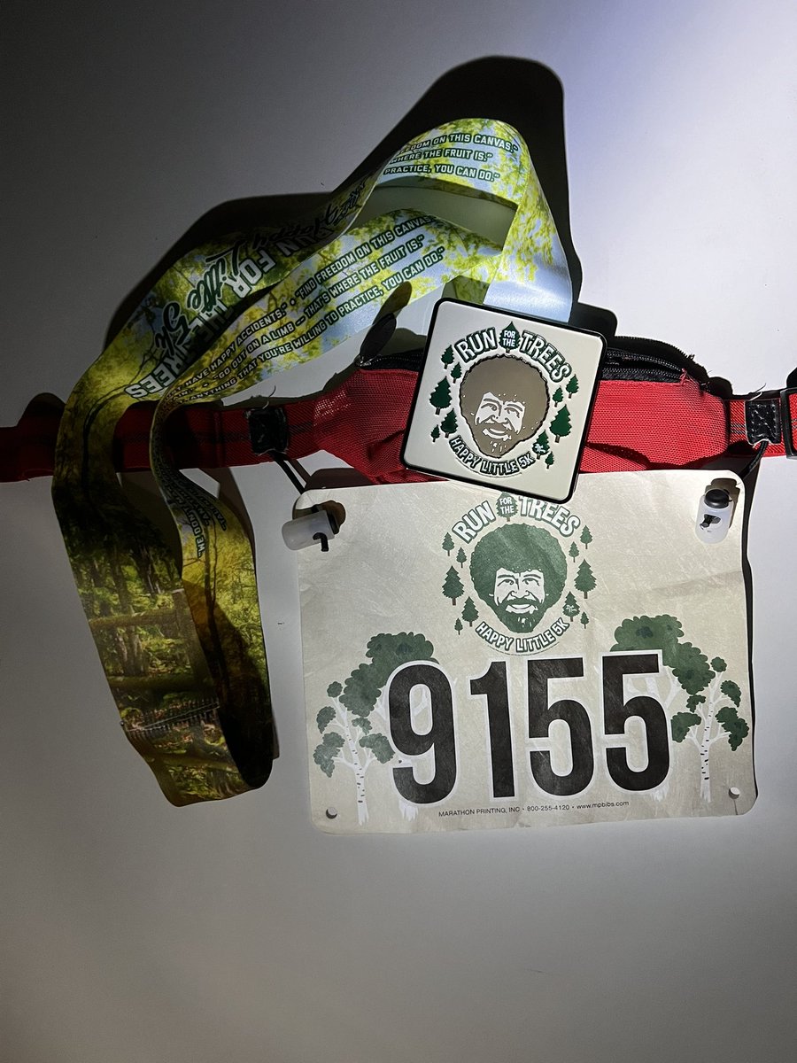 kms606's tweet photo. Happy Earth Day. #runforthetrees Second time I have participated in the Bob Ross 5K. Decent time this morning. Prepping for the mini on Saturday, May the 4th. https://t.co/xYxOTT2XDB