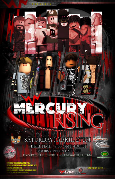 It's time to mark your calendars for our second ever Pay-Per-View... 🗓️

VWF Presents : MERCURY RISING!!

Catch it LIVE,  Saturday April 27th...

|•| 9pm GMT 4pm EST |•|

#VWF2024 #ChangeTheGame