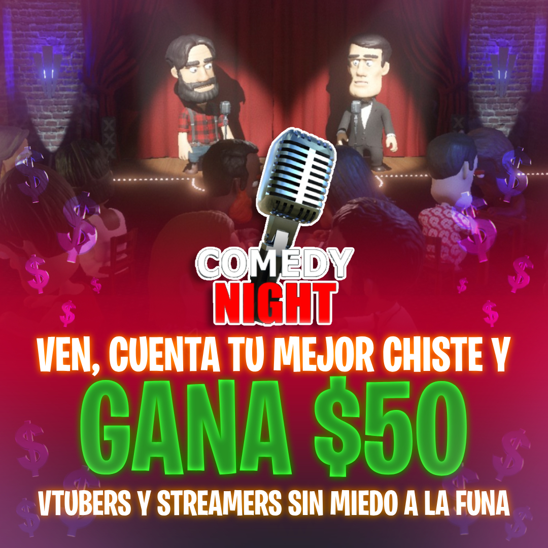 💜GRAN EVENTO DE MAME EL 23/04💜 ¿Sabes de chistes? ¿Te ríes de ancianas? ¿Te da risa el color mole? ¡Es tu oportunidad! Quiero reunir a streamers y vtubers que tengan un momento libre para contar su mejor chiste funable, ¡Etiqueten o postúlense acá abajo!