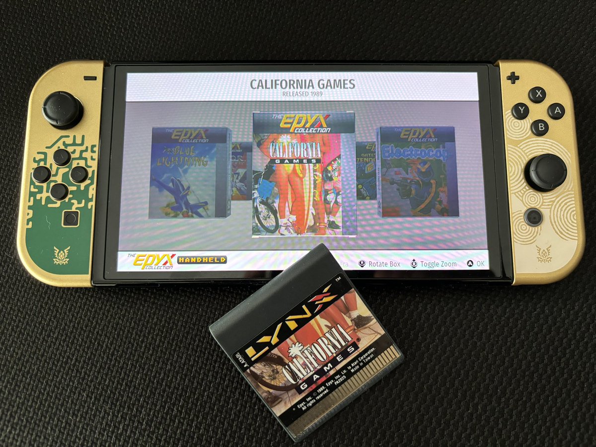 Ever wanted to play the Lynx version of California Games on your Nintendo Switch? 
Well now you can, thanks to <a href="/pixelgamesuk/">Pixel Games UK</a> 🥰