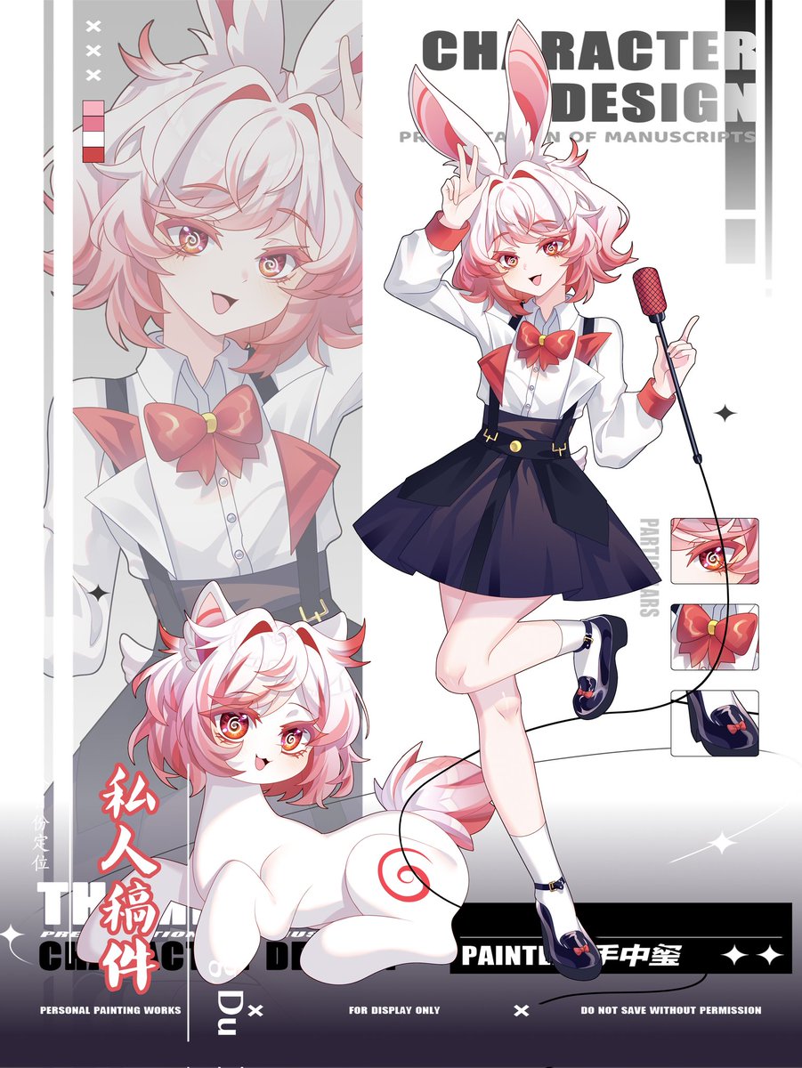 aluslikefafa's tweet photo. A commission❤️this lovely oc comes from @Ima_BunBun https://t.co/9PiyMueJxU