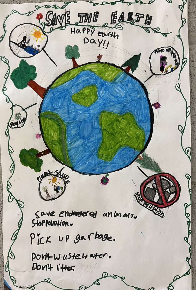 TDSB_Waterfront's tweet photo. Happy Earth Day from The Waterfront School! We are cleaning up the earth today and talking about the actions we will take to help the earth everyday. ⁦@tdsb⁩ ⁦@AlexisDawsonTO⁩ @Earthday https://t.co/C2ZaX9KDQE