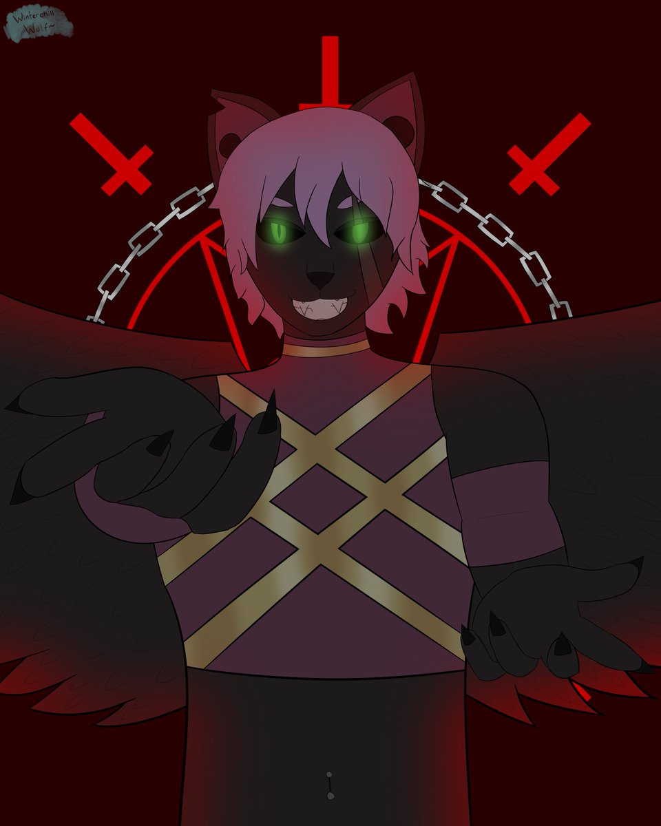 WinterchillWolf's tweet photo. A deal with a devil 😈 https://t.co/jNrORe6D1z