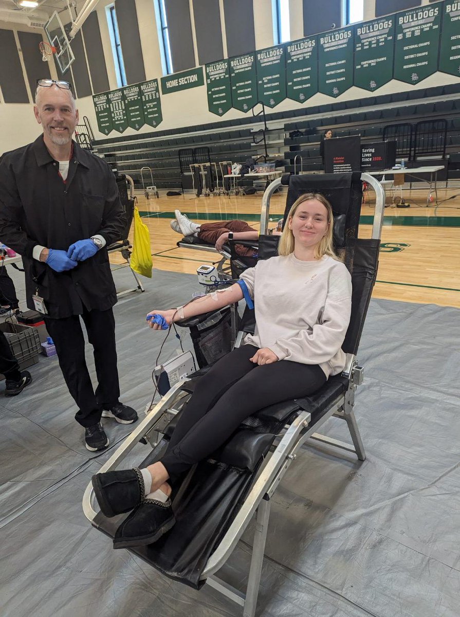 Today we hosted another AMAZING blood drive at BHS! There were so many students and teachers that came out to support others in their community. HUGE shoutout to Hoxworth- we can't wait for next year!