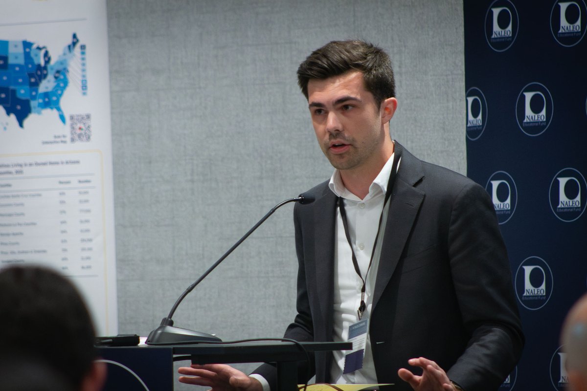 Moderator @alfredfraijo and experts from @UCLALatino and @Results4America provided key data insights on housing to help participants identify policy areas that address their communities' specific needs.📊🏡 #NALEOPolicyInstitute
