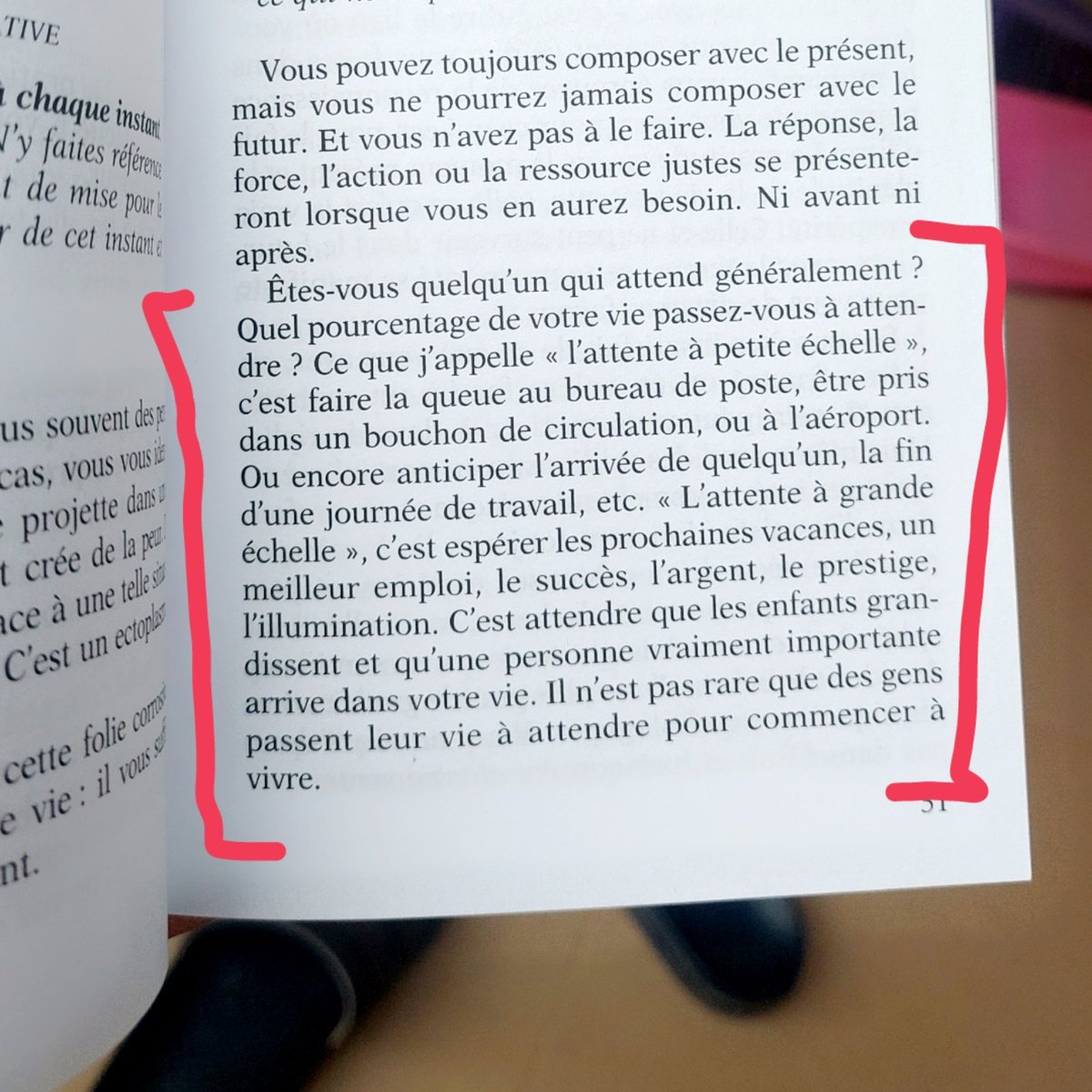 myandale23's tweet photo. Un passage très inspirant que j'ai lu dimanche. 
En vrai on passe notre vie à attendre le bon moment https://t.co/LALiNWujer