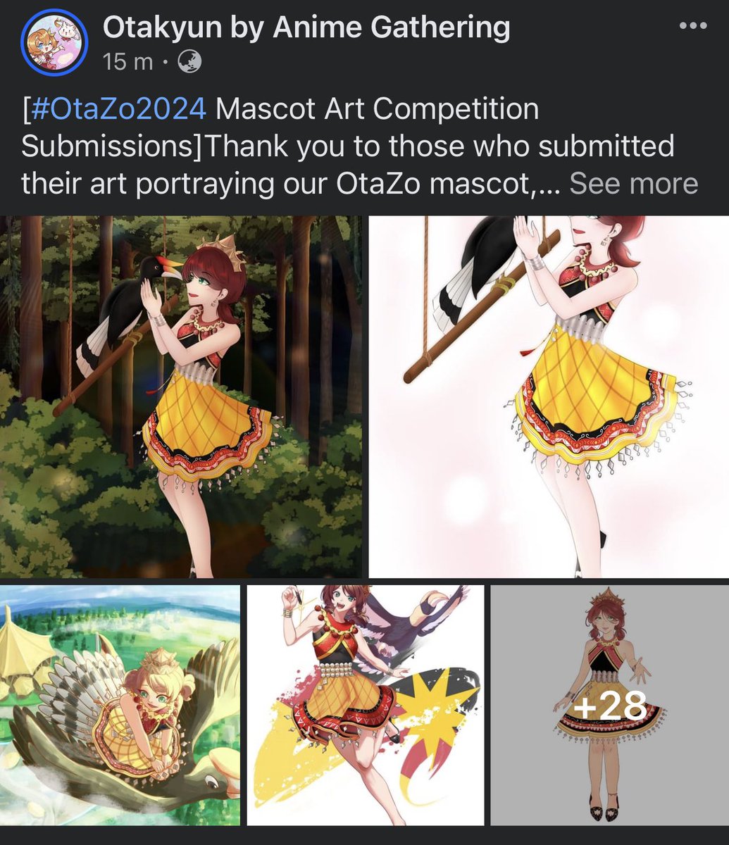 Thank you to those who submitted their art portraying our OtaZo mascot, Emiko-chan 😍

Visit to view the artworks : facebook.com/share/p/YhYr57…

#OtaZo2024 #GEKIEventsManagement #HUION #mascot #art #artist #illustration #comics #competition #SarawakACG